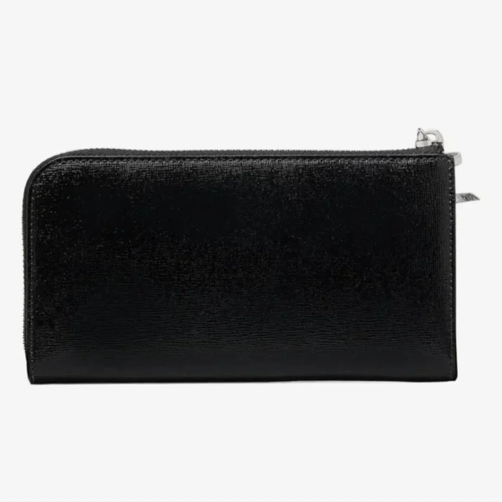 Kate Spade Whiskers Saffiano Leather Large Continental Zip Around Wallet